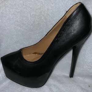 Black stilettos size 9